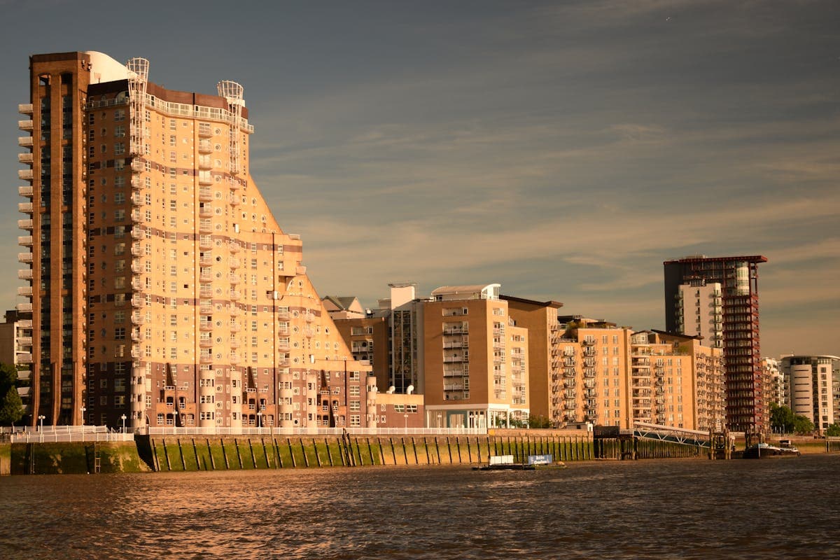 Residential apartment blocks in London